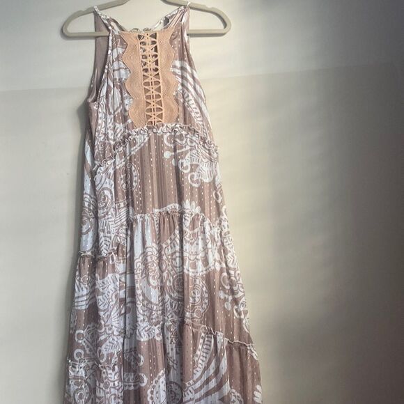 BSB Collection Tiered Maxi Dress 44=8-10 - Picture 1 of 10